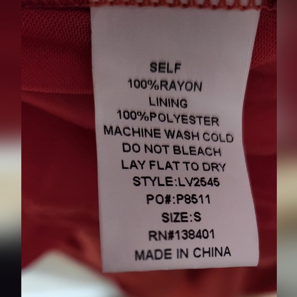 L LOVE DRESS LOVE SIZE S NWT Embroidered Details - Picture 3 of 6